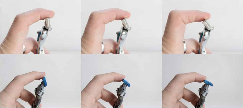 demonstrating pivot range of motion
