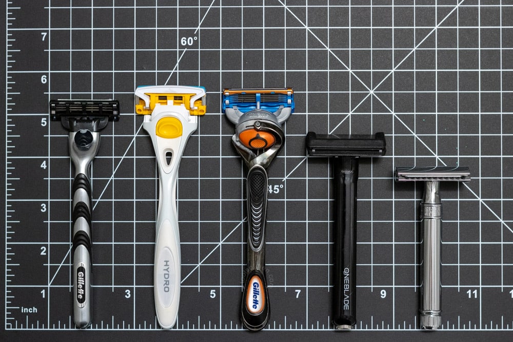 gillette mach3 length compared to other comparable razors