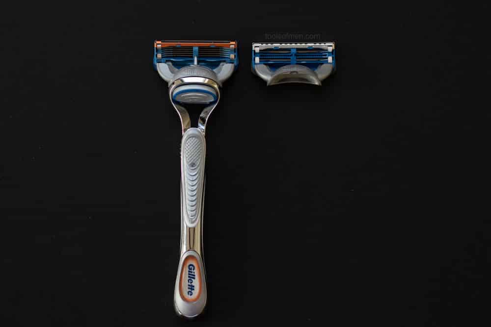 gillette profusion next to skinguard cartridge