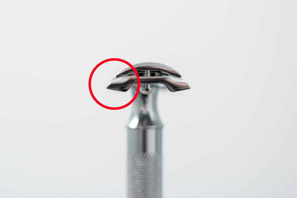 diagram circling blade gap of merkur 34c