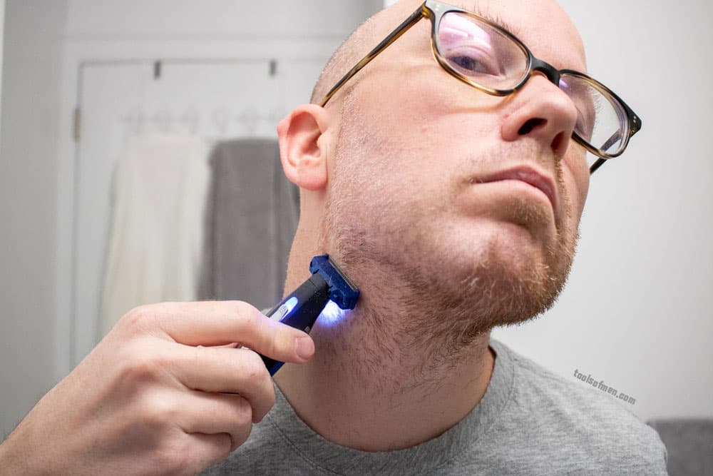 shaving with microtouch solo