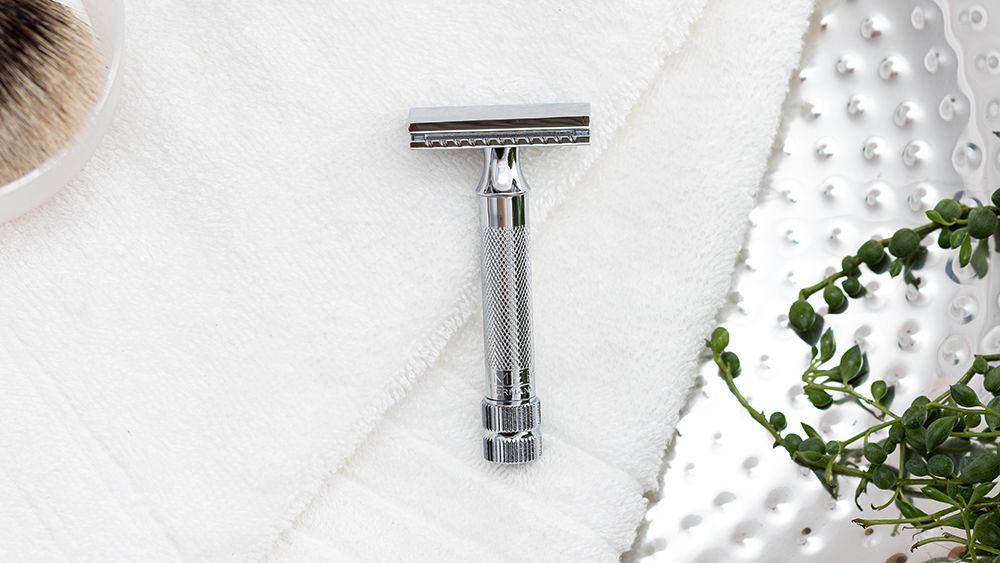 merkur 34c on a towel