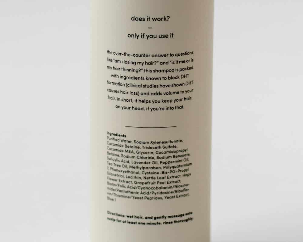 hims review - dht shampoo