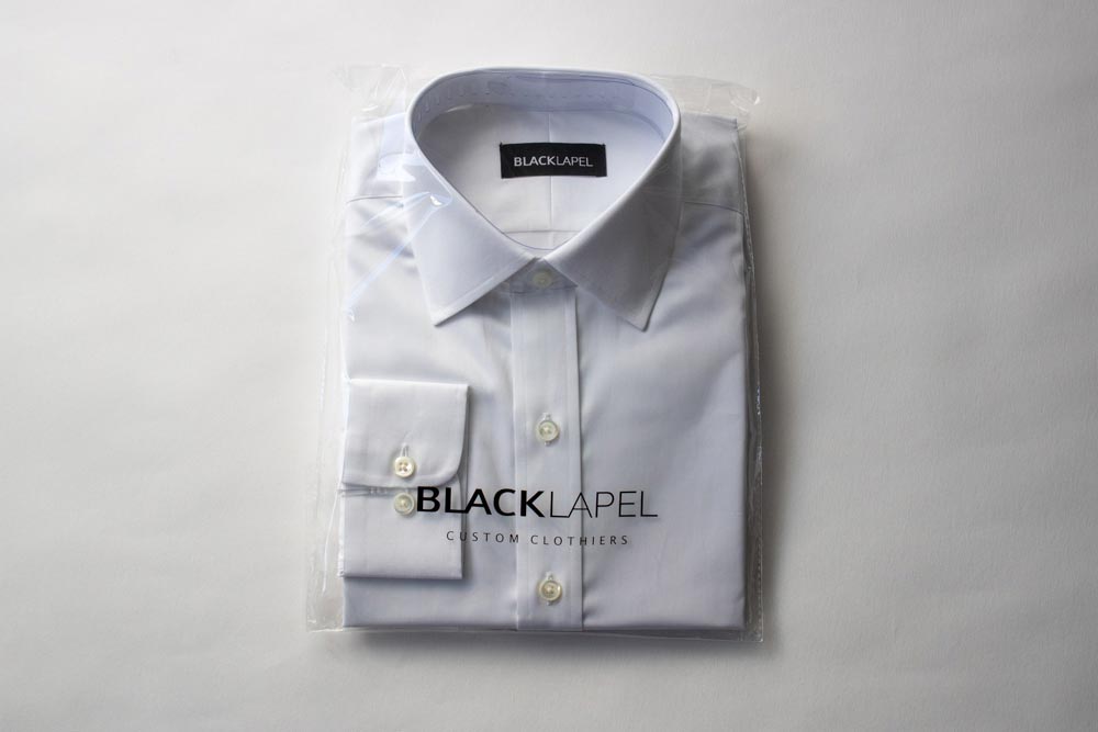 Black Lapel Review Dress Shirt 1