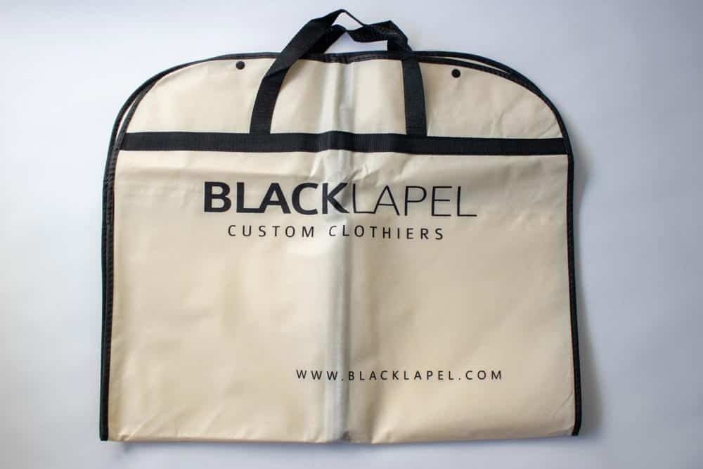 Black Lapel Review Garment Bag 1