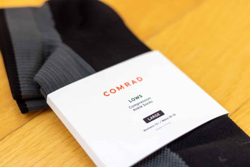 Comrad Socks Review Front Label