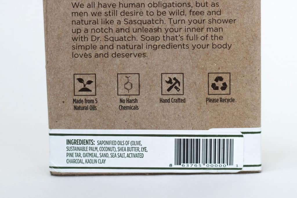 Dr Squatch Review Ingredients
