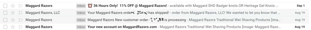 Maggard Razors Emails