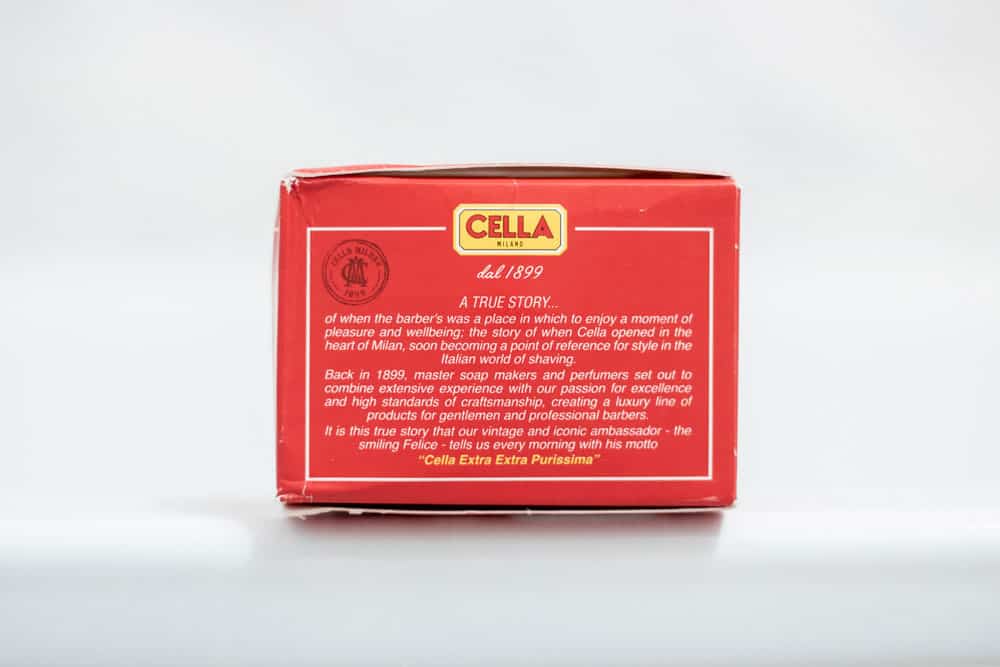 Cella Shave Cream Product Packaging Shot 2