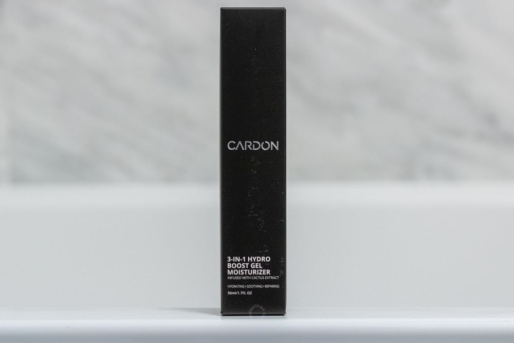 cardon review - face cream packaging