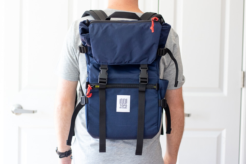 Topo Designs Rover Pack Classic Review Fit Back