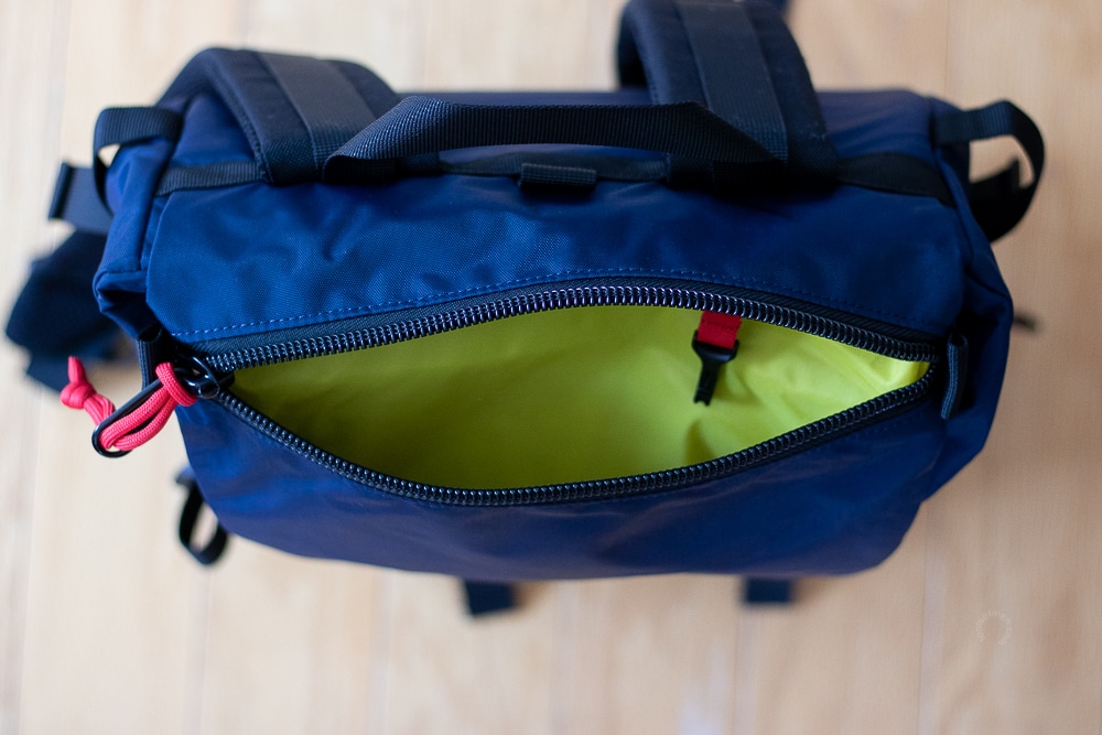 Topo Designs Rover Pack Classic Review Top Open