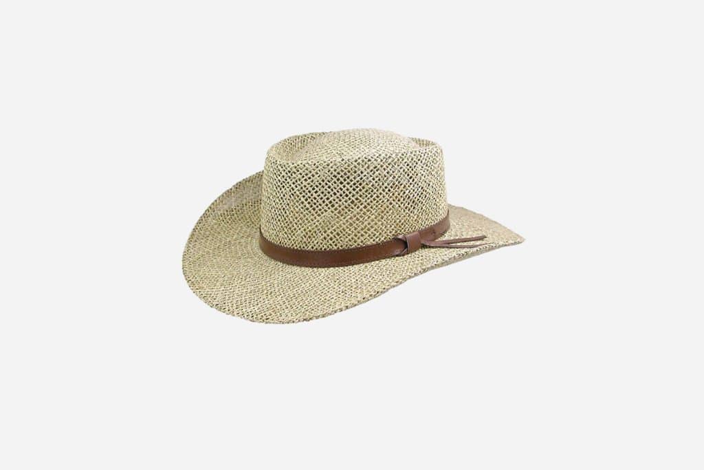 Stetson Gambler Seagrass Outdoorsman Golfing Sun Hat