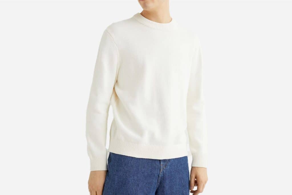 H&M Relaxed Fit Fine-knit Cotton Sweater