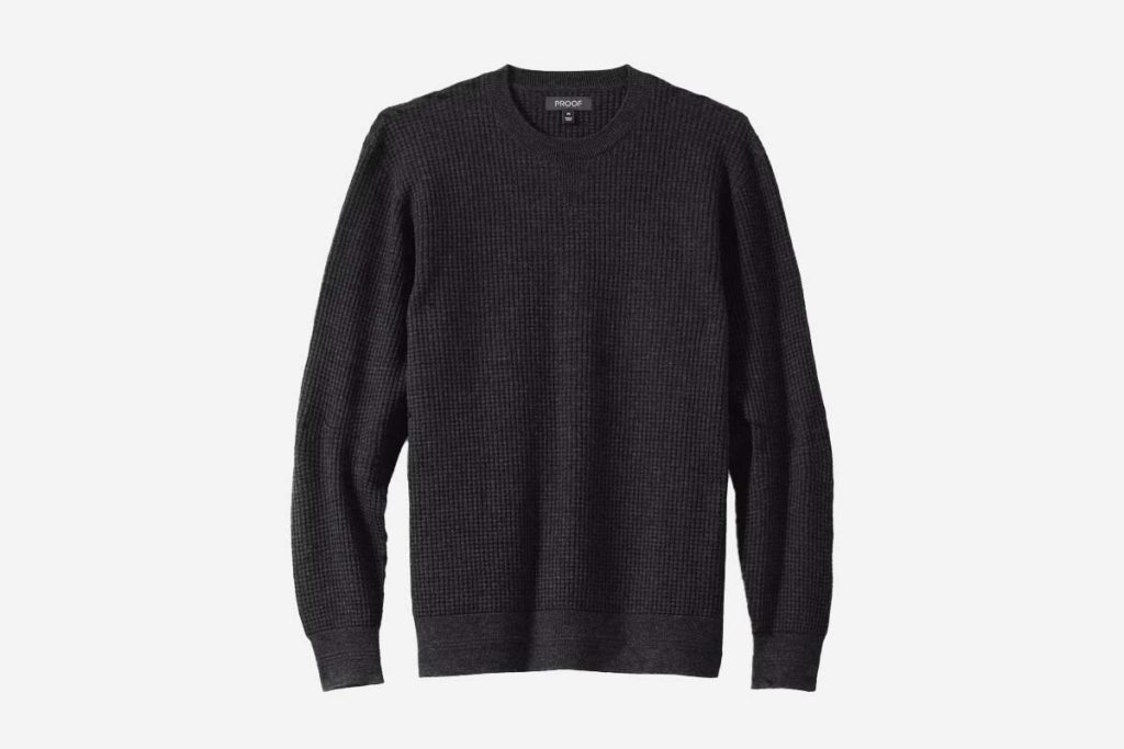 proof merino wool sweater