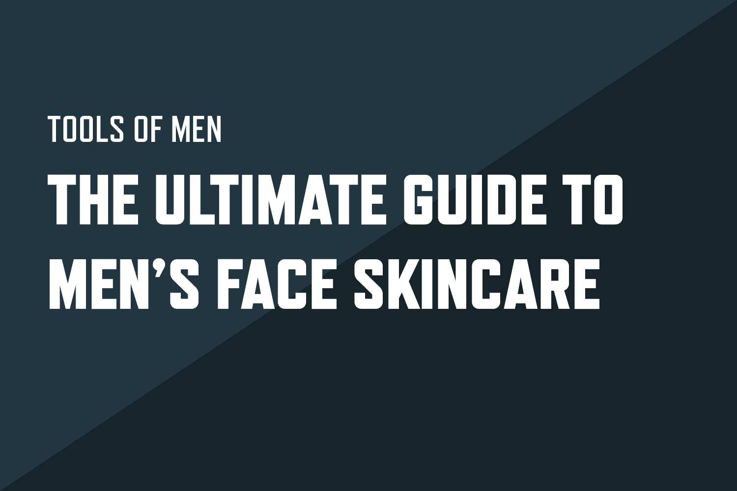 mens face skincare