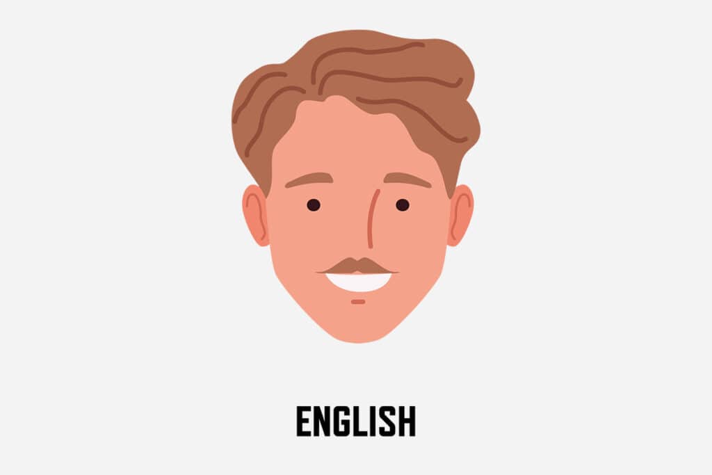 english mustache