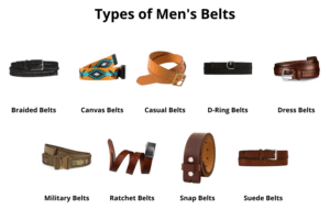 Types of Mens Belts