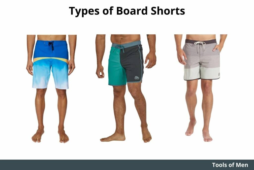 types of board shorts