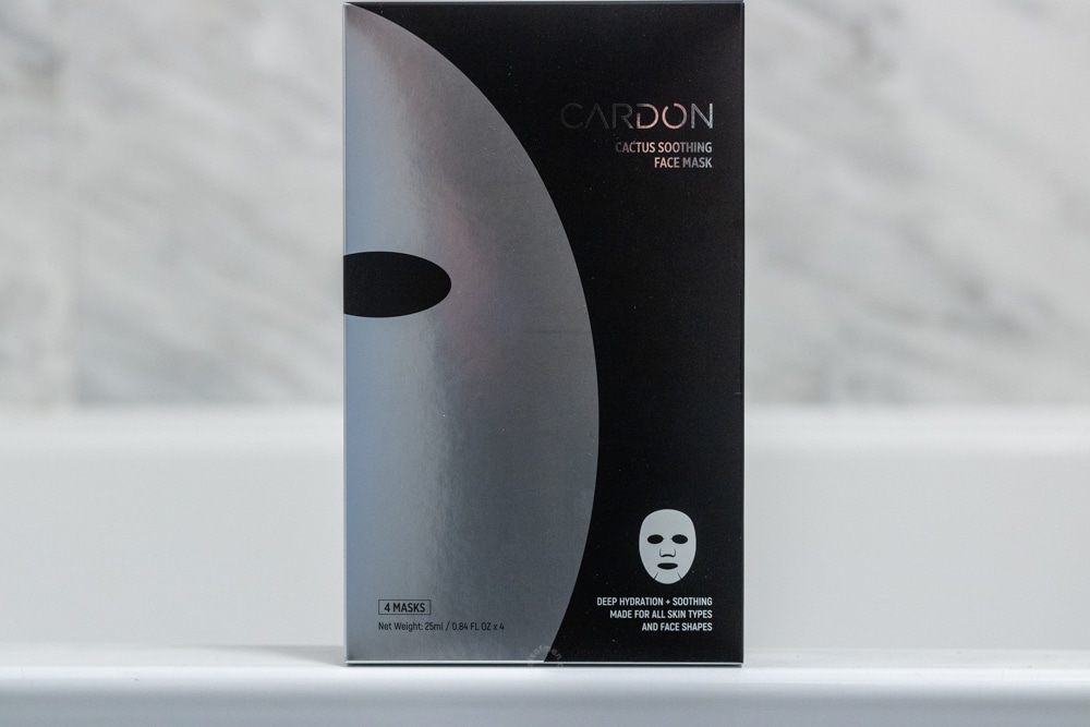 cardon face mask packaging