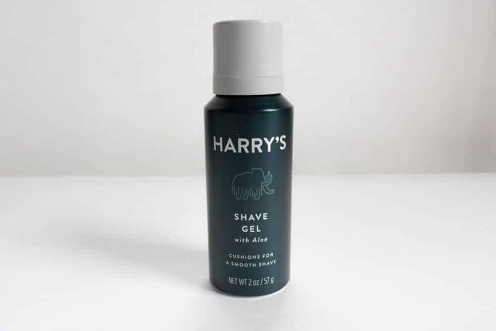 harrys shave gel on white background