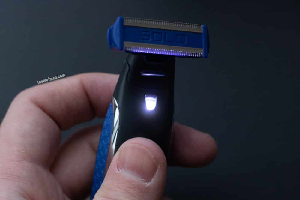 led light on microtouch solo