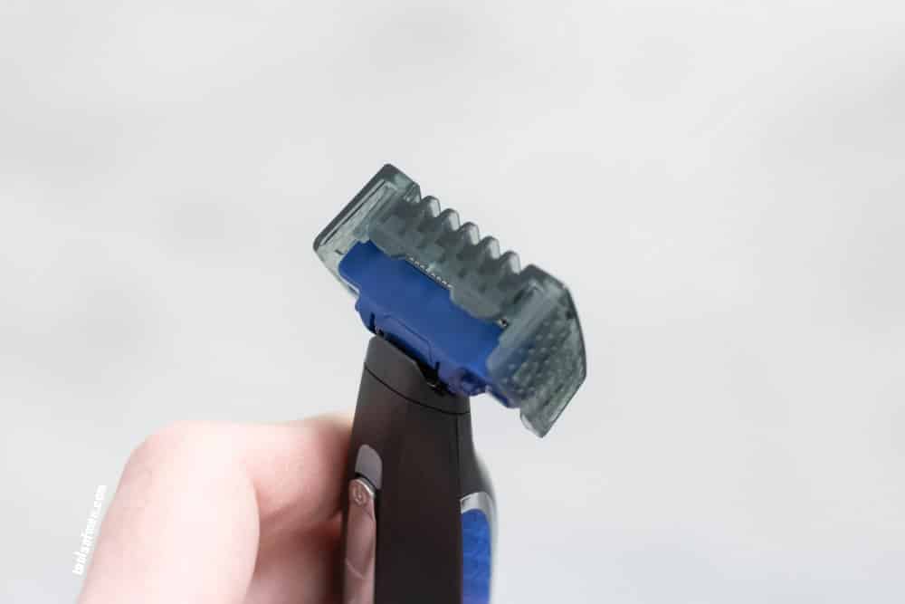 microtouch solo comb on opposite side