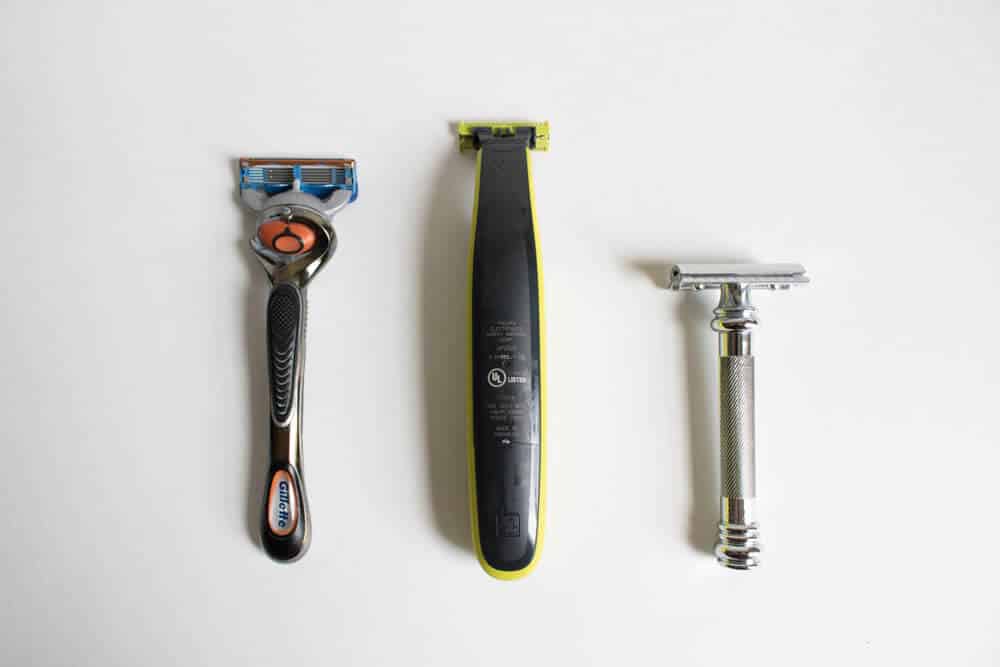 oneblade trimmer next two other razors