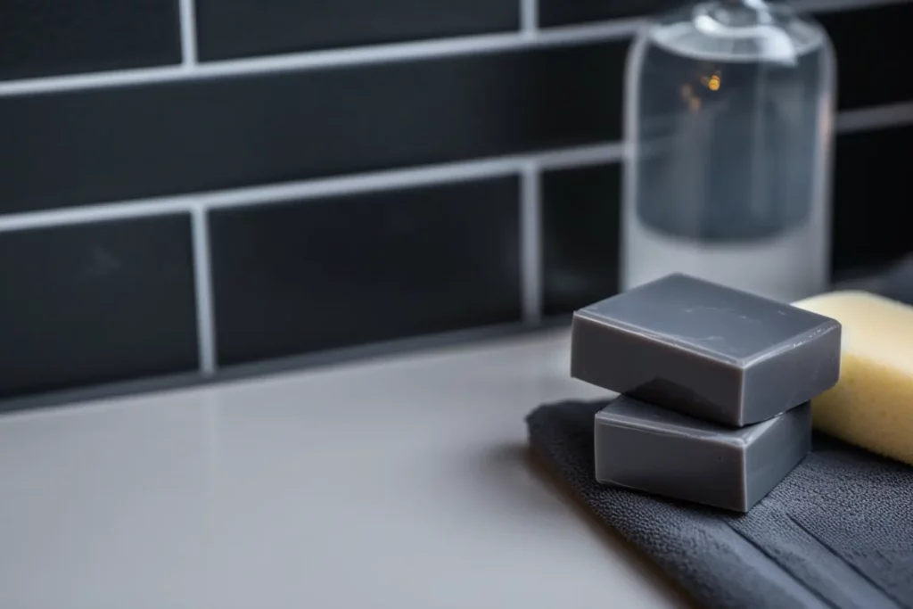 bar soap sitting on a counter