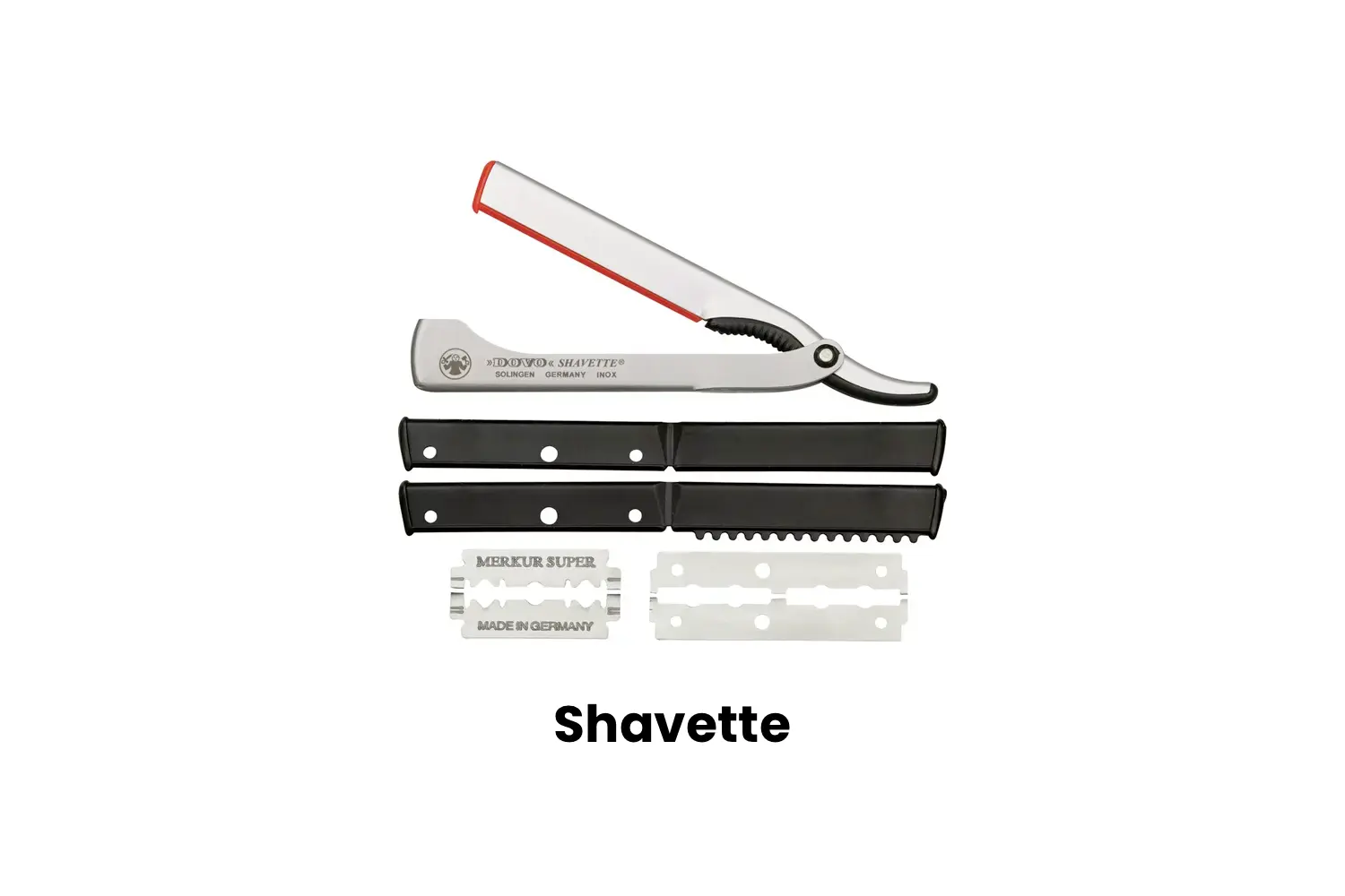 packaging of a dovo shavette